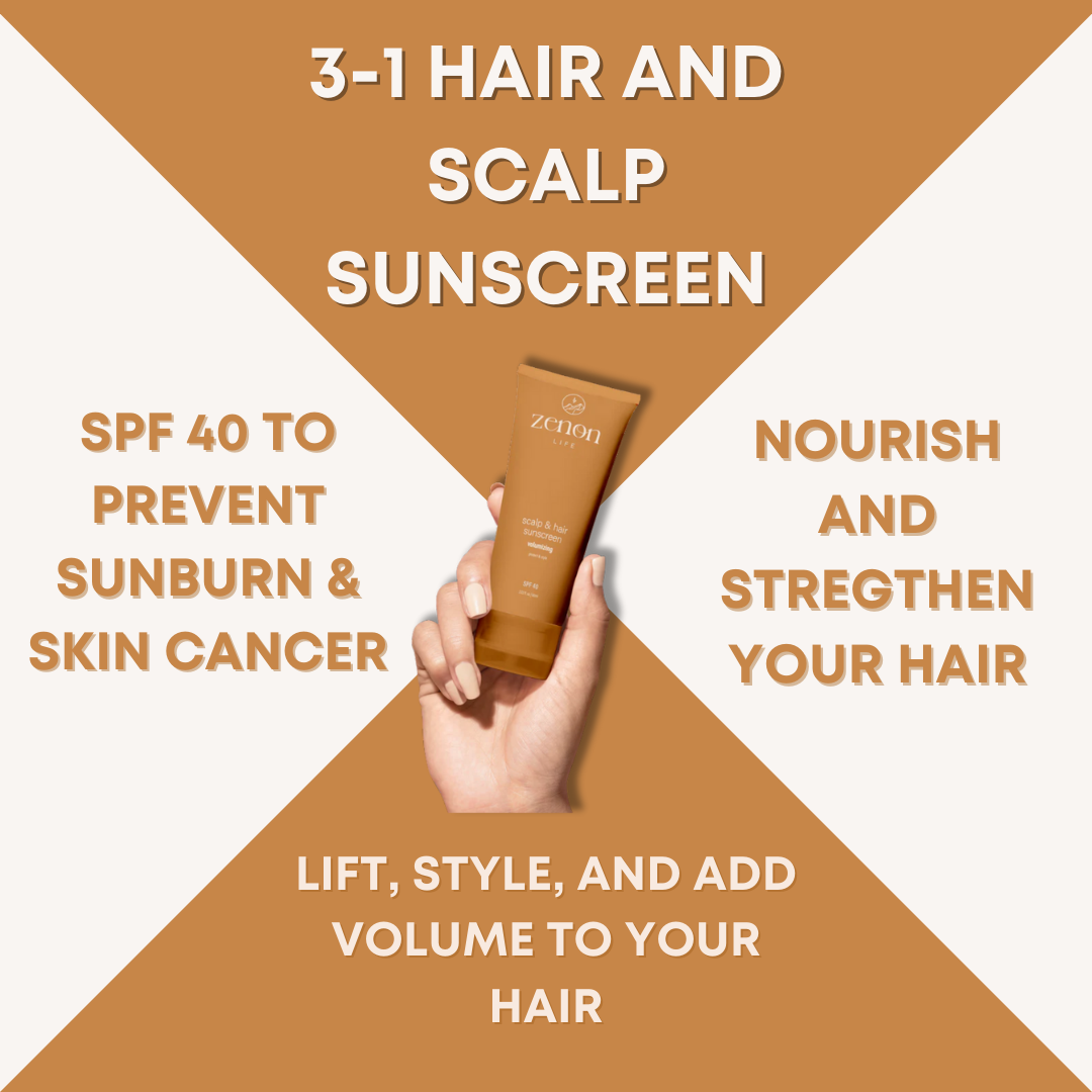 3-in-1 Scalp & Hair Sunscreen (SPF 40) Protect, Style & Strengthen